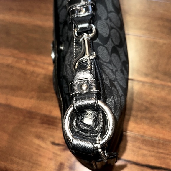 Black Coach Peyton Convertible Hobo Bag - Picture 7 of 9